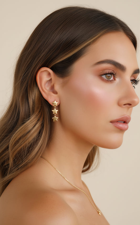 Orecchini Cascata si Stelle