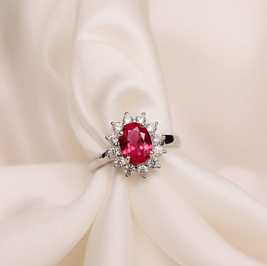 Anello Red Flower
