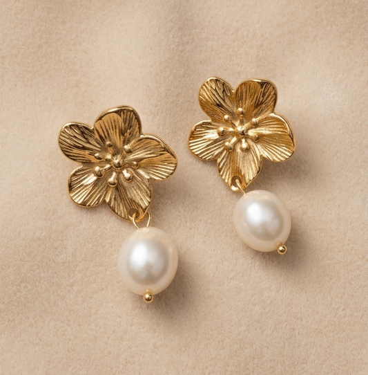 Orecchini Pearl Bloom