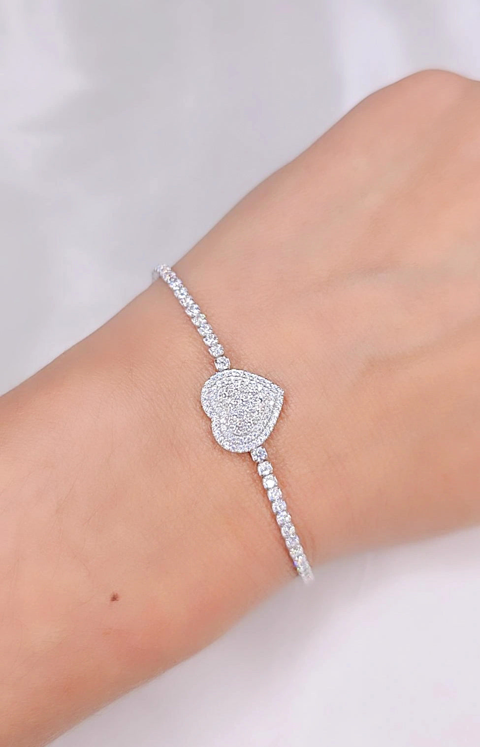 Bracciale Tennis Heart