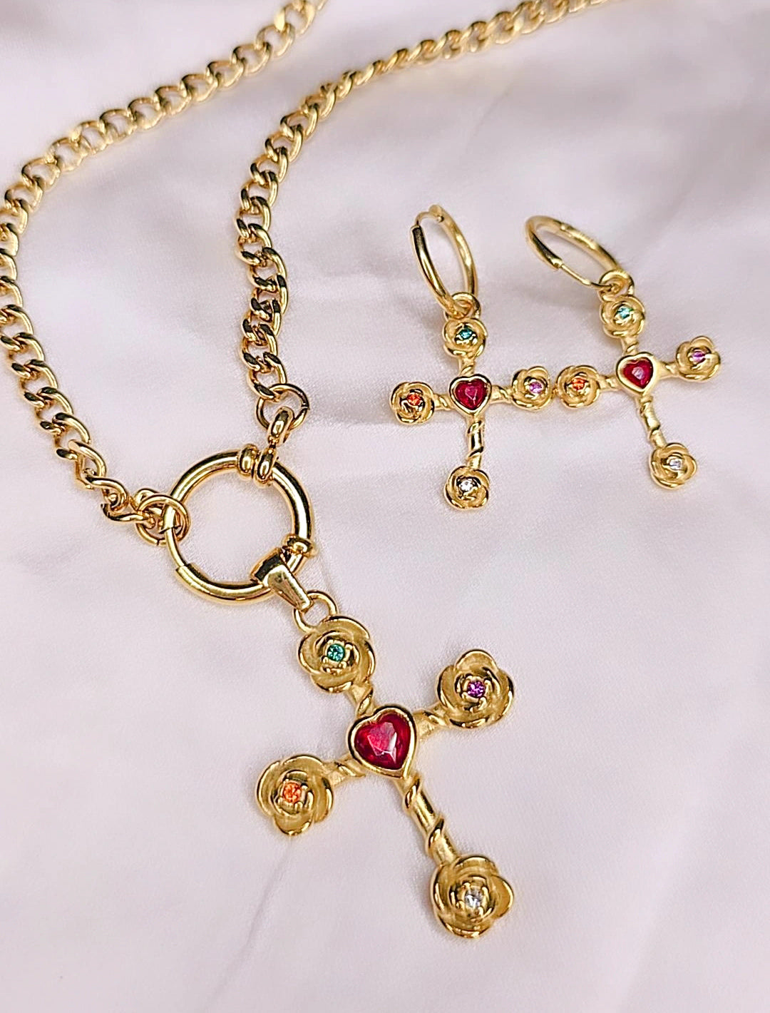 Orecchini Cross