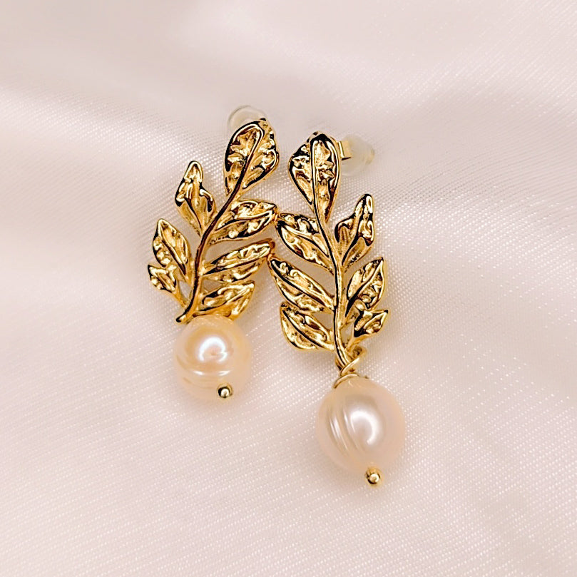Orecchini Flower Pearl