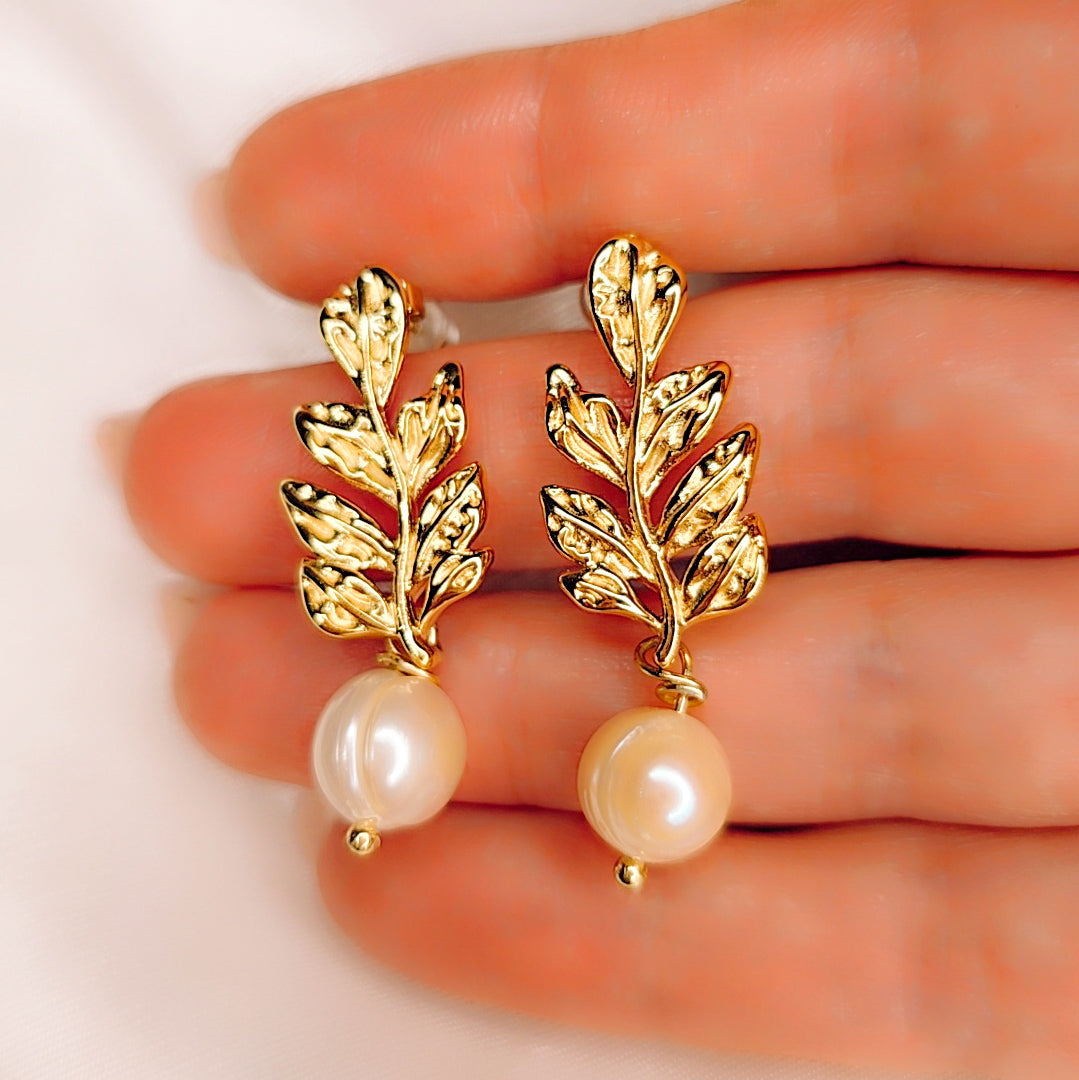 Orecchini Flower Pearl