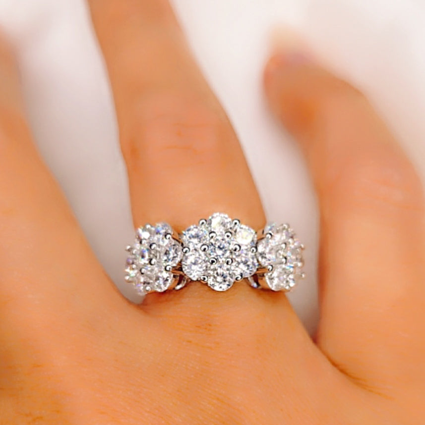Anello Trilogia di Petali