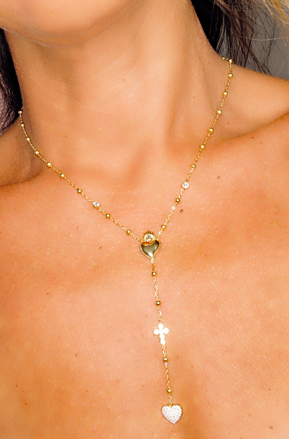Collana Rosy heart