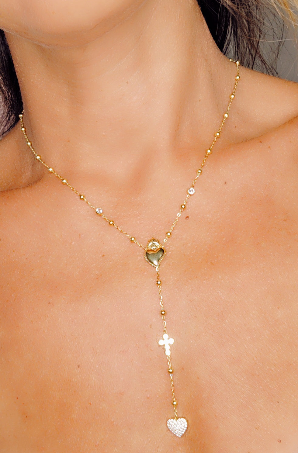 Collana Rosy heart