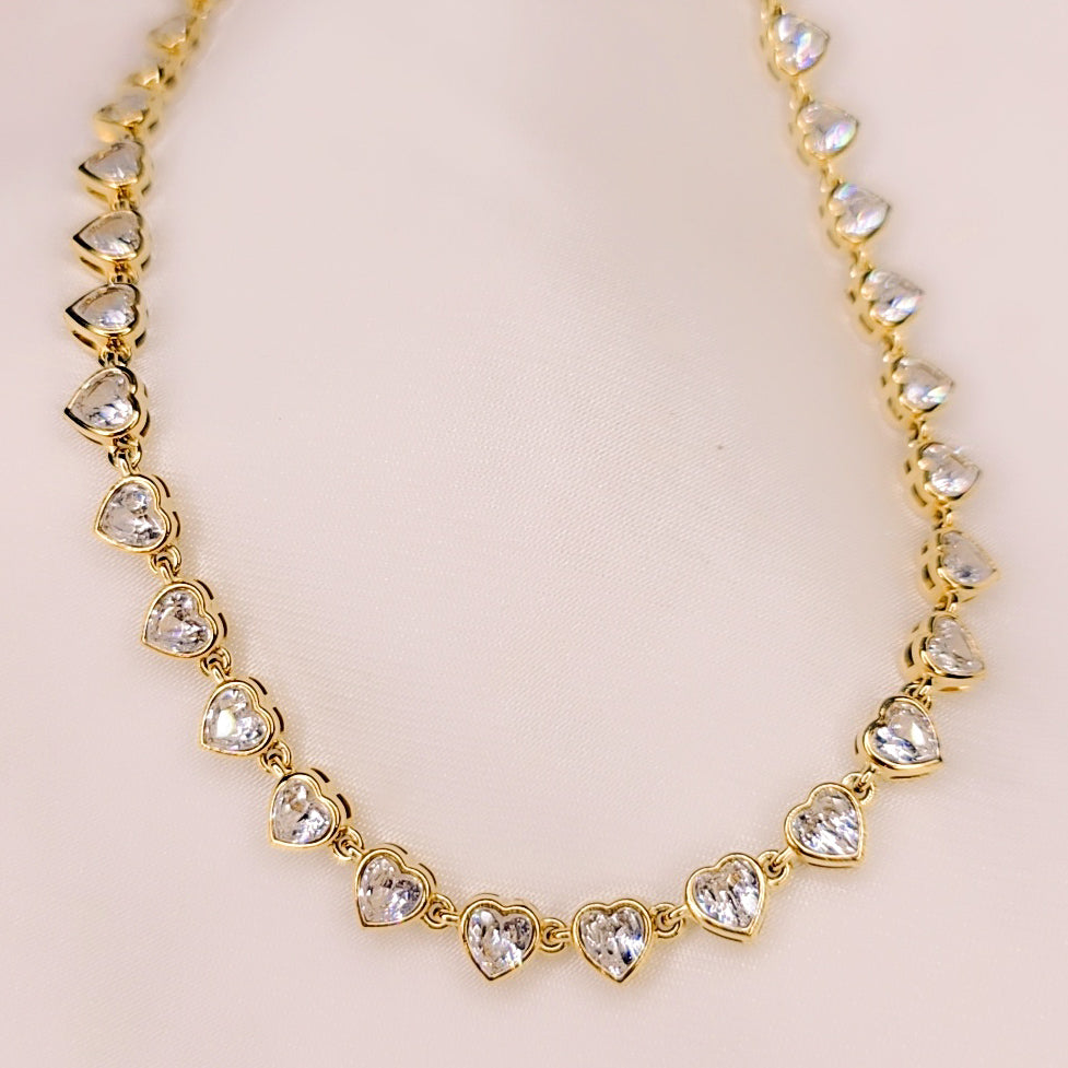 Collana Sparkly Heart