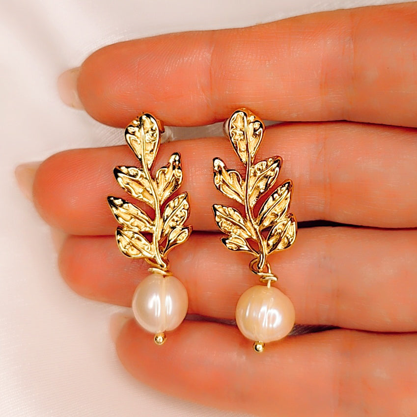 Orecchini Flower Pearl