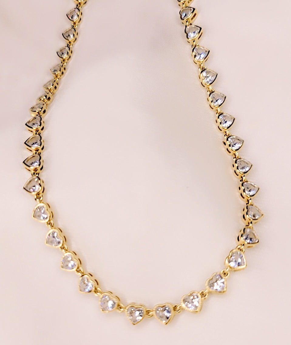 Collana Sparkly Heart