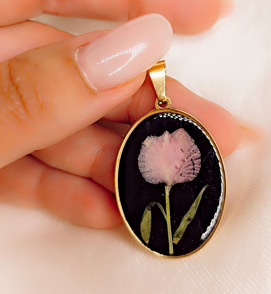 Ciondolo Black Rose