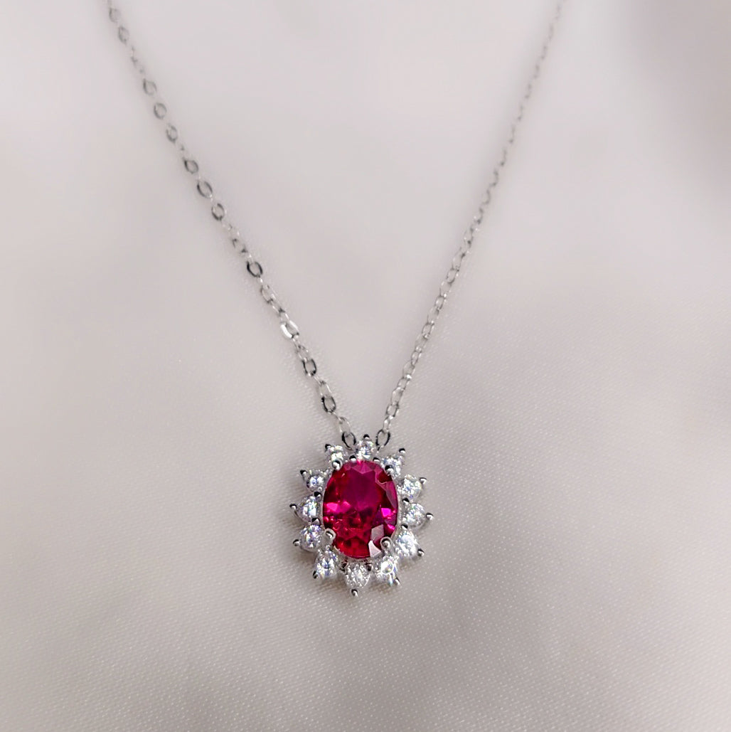 Collana Red Flower