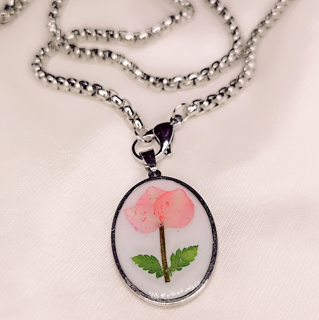 Ciondolo Silver Rose