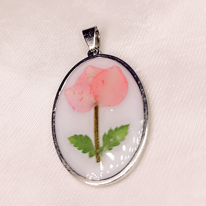 Ciondolo Silver Rose