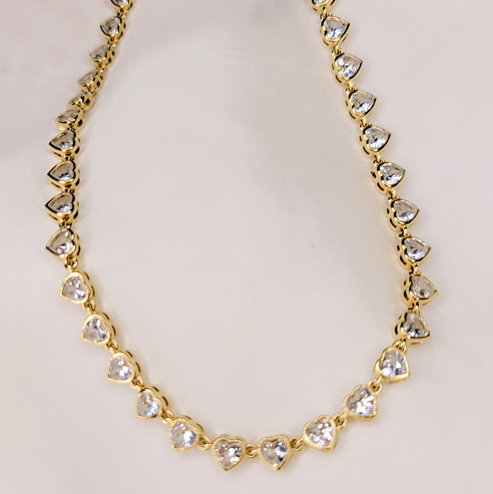 Collana Sparkly Heart