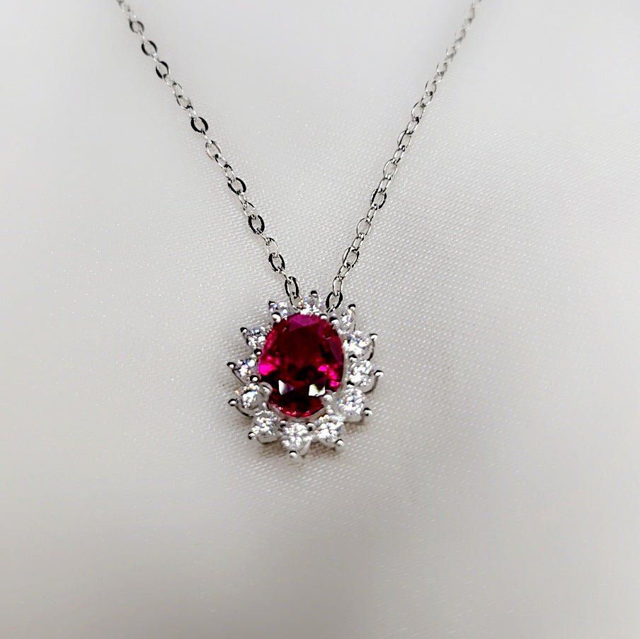 Collana Red Flower