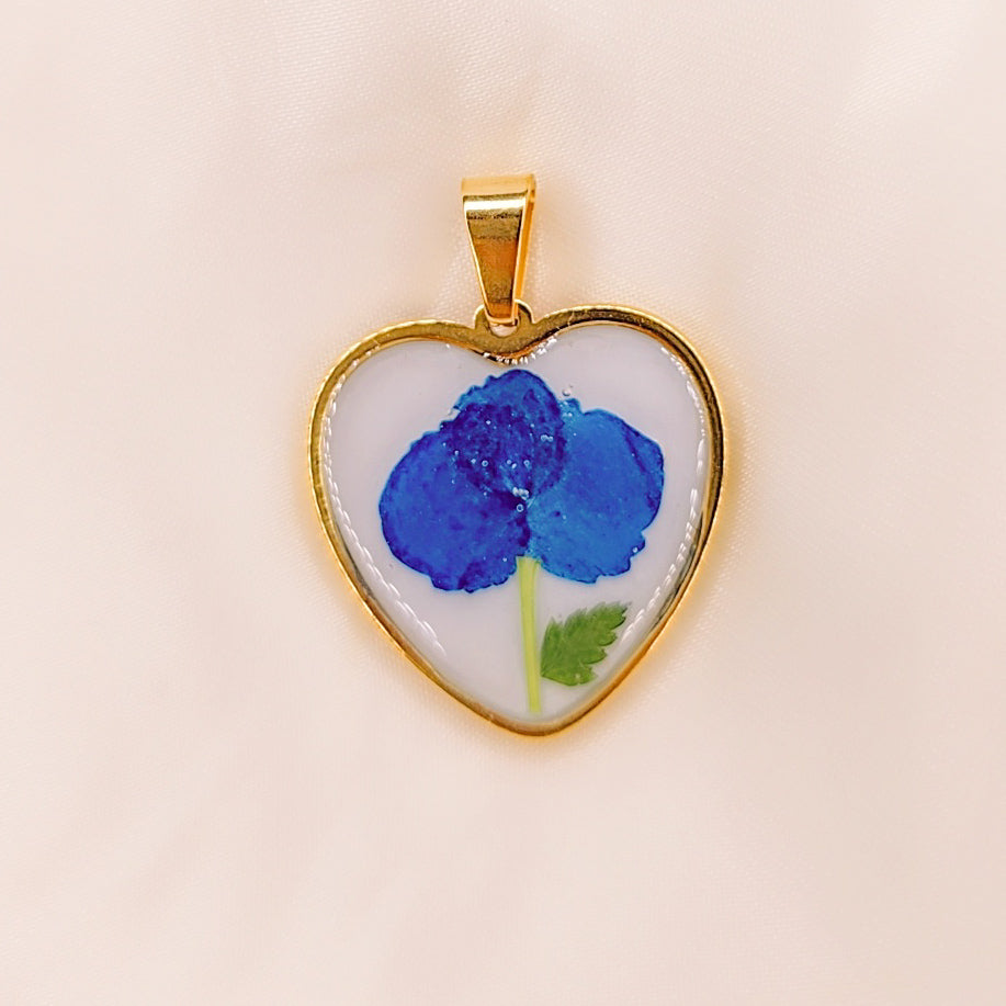 Ciondolo Heart blue