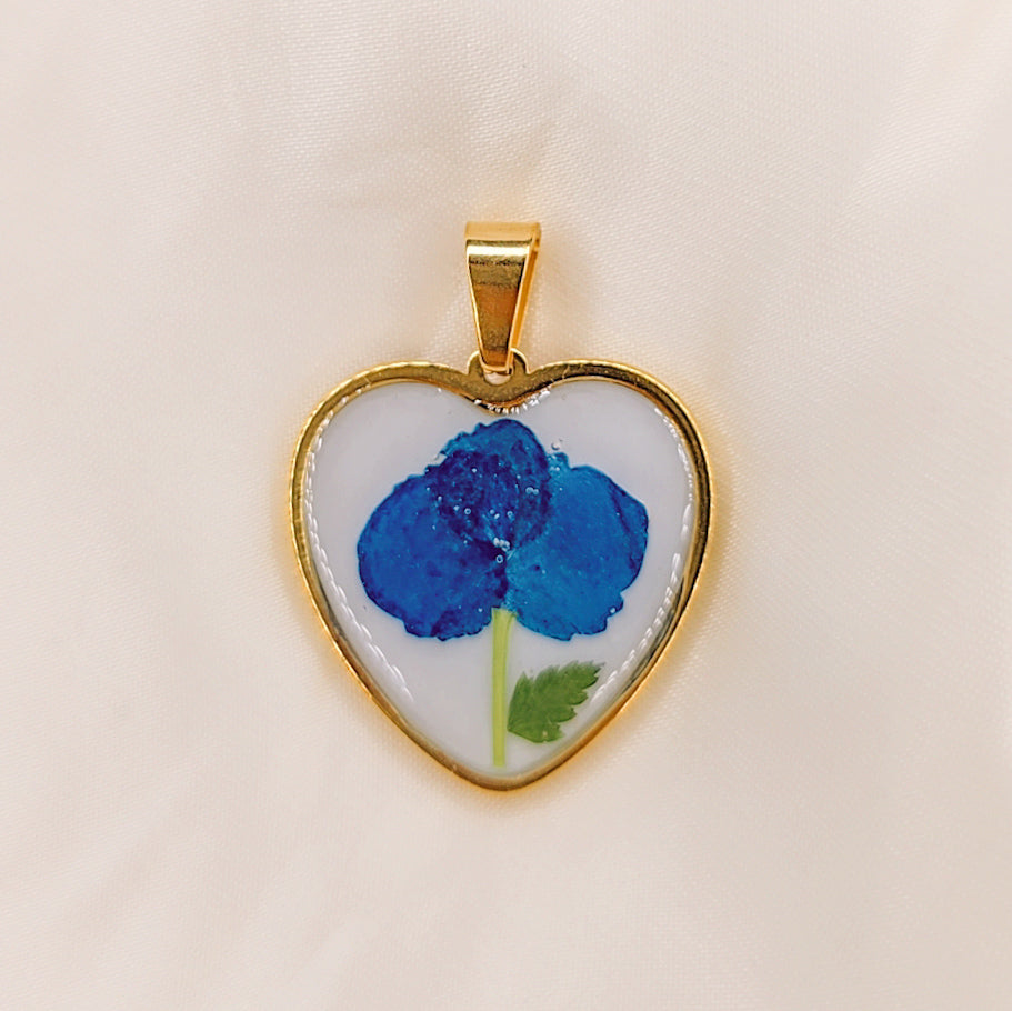 Ciondolo Heart blue