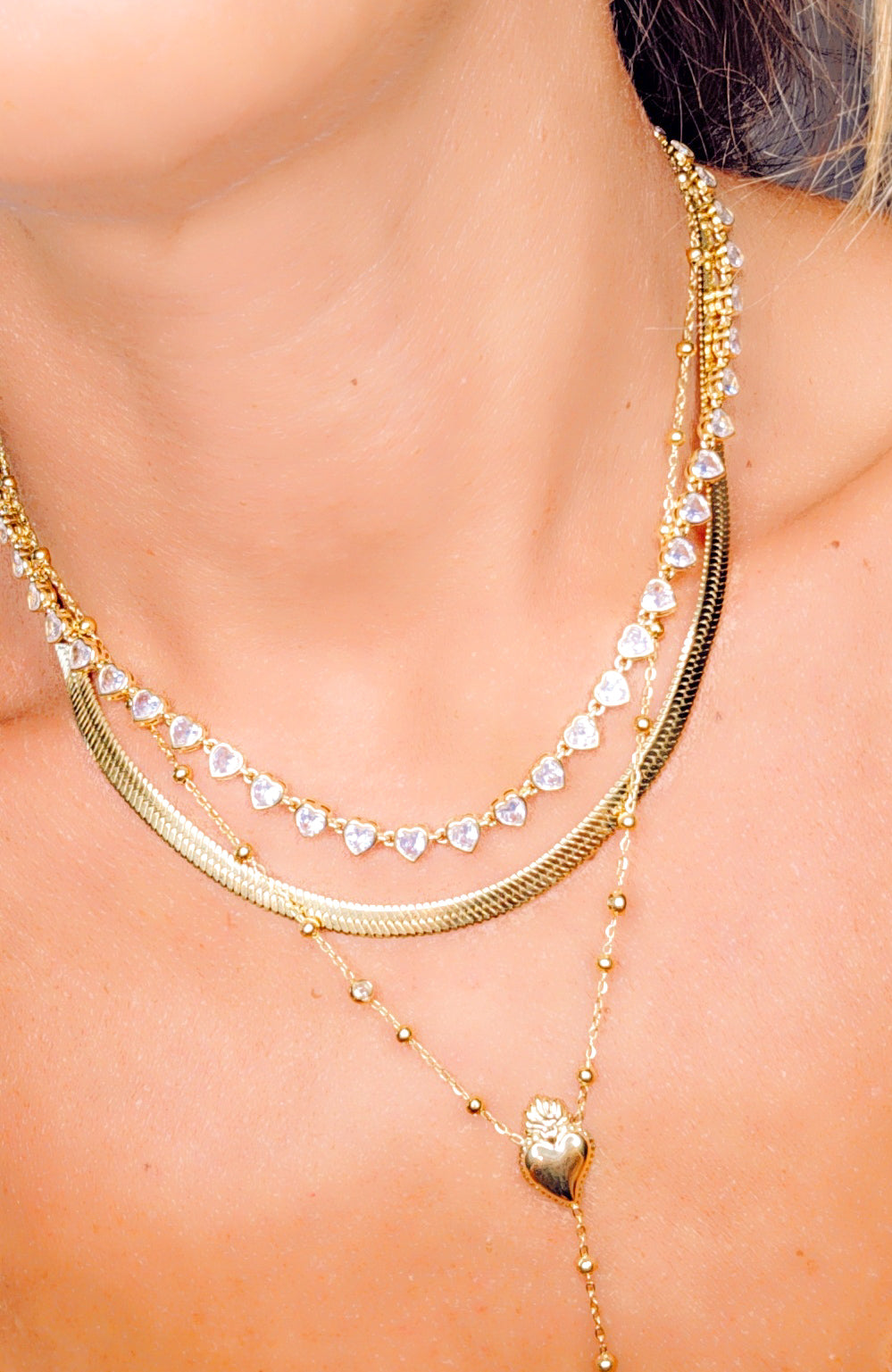 Collana Sparkly Heart