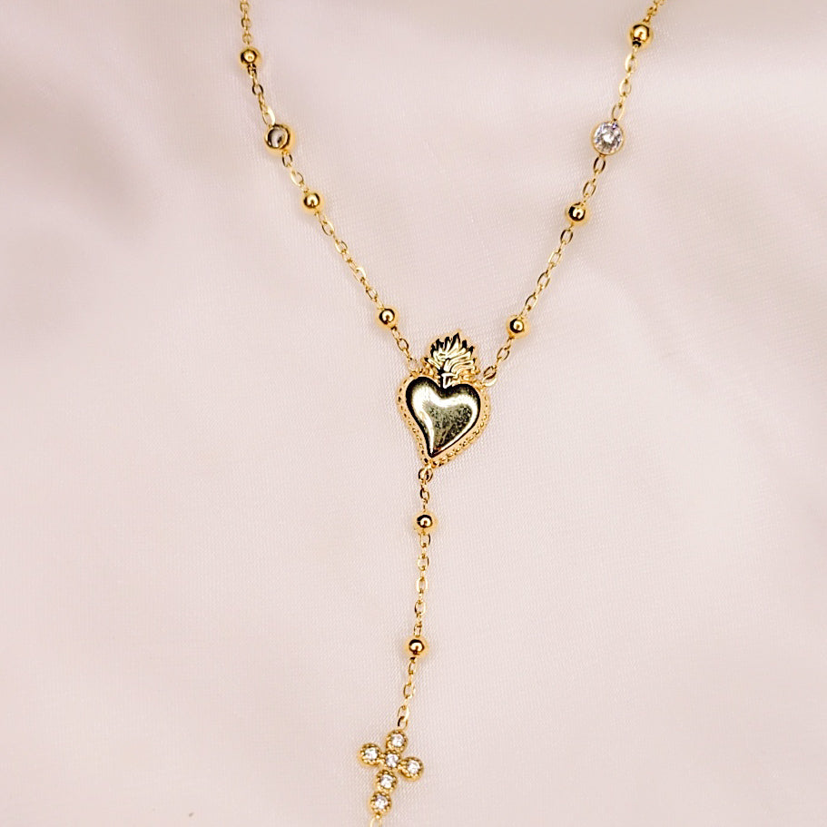 Collana Rosy heart
