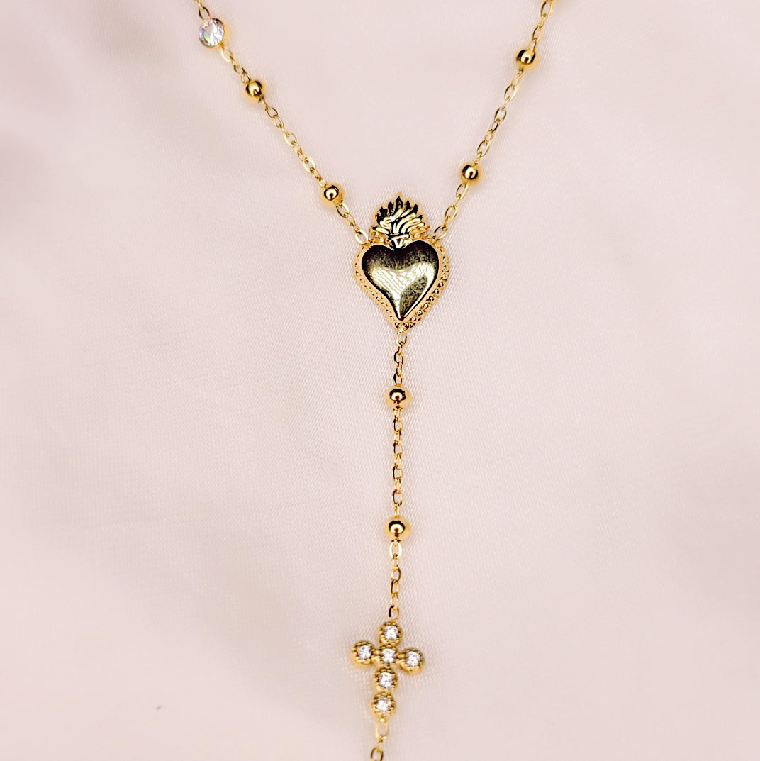 Collana Rosy heart