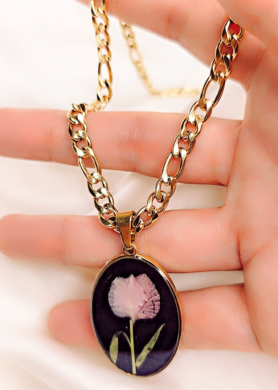 Ciondolo Black Rose