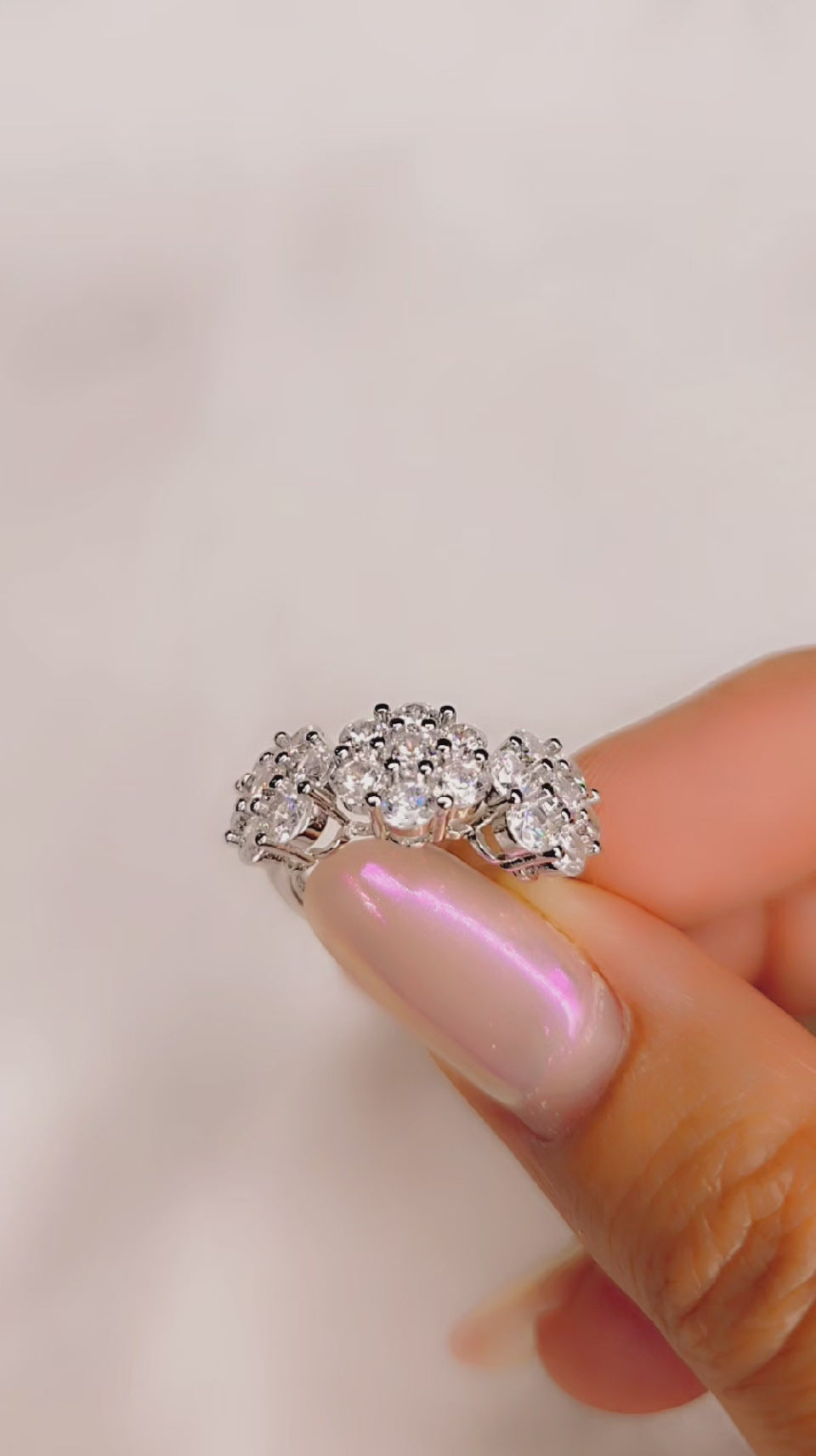 Anello Trilogia di Petali