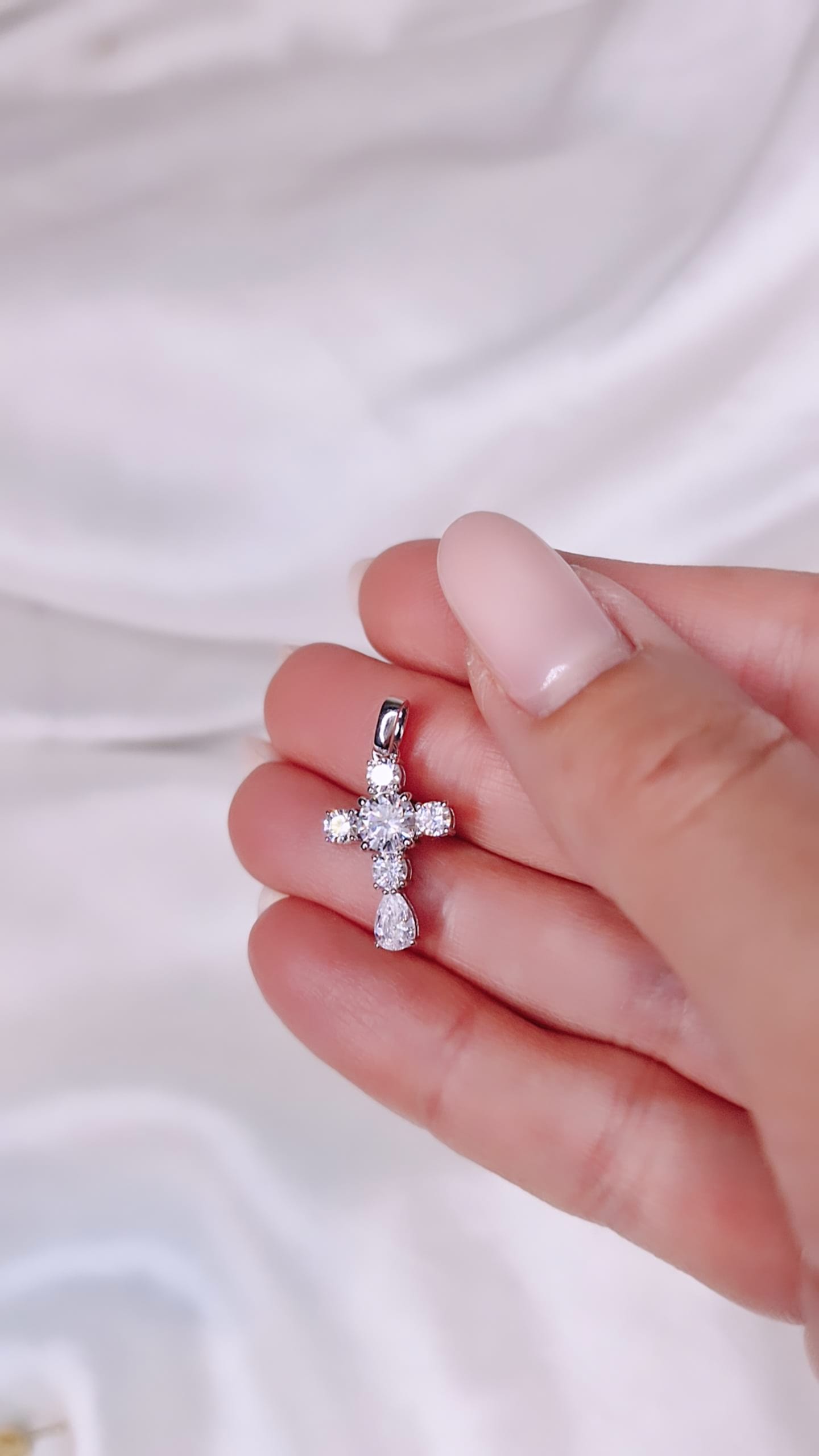 Collana Croce Shine