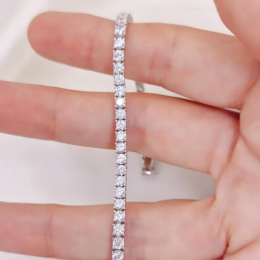 Bracciale Tennis White 3mm
