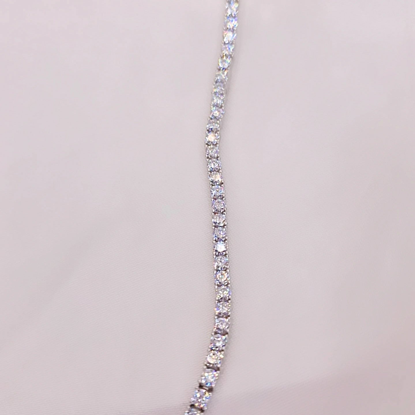 Bracciale Tennis White 3mm