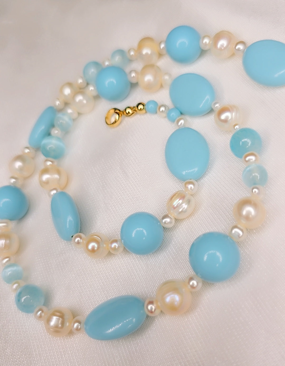 Collana Blue Pearl
