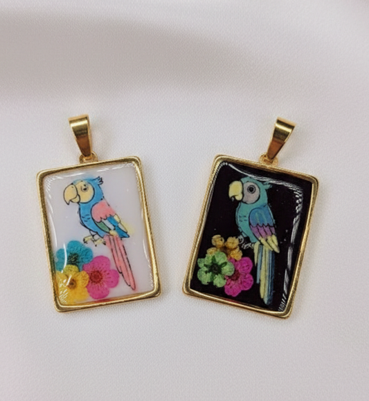 Ciondolo Dixy bianco e nero