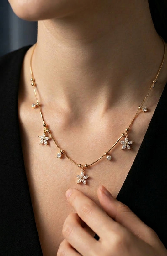 Collana Ninfea D'Oro