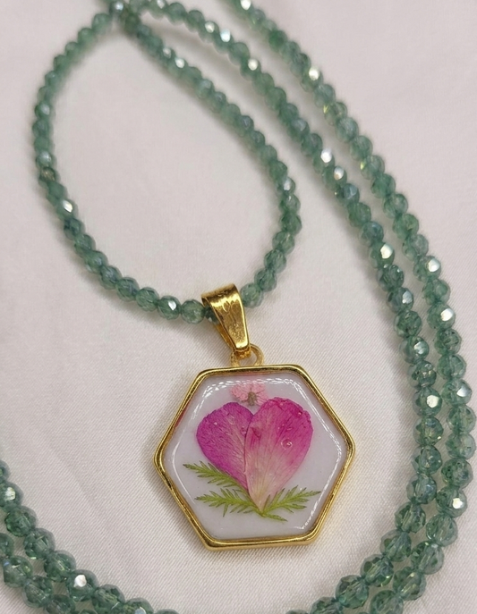 Collana Zirconi Grezzi Petrolio