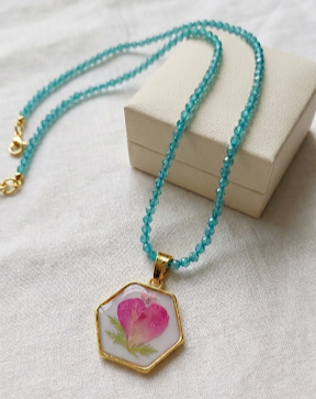 Ciondolo Cuore D'Ambra