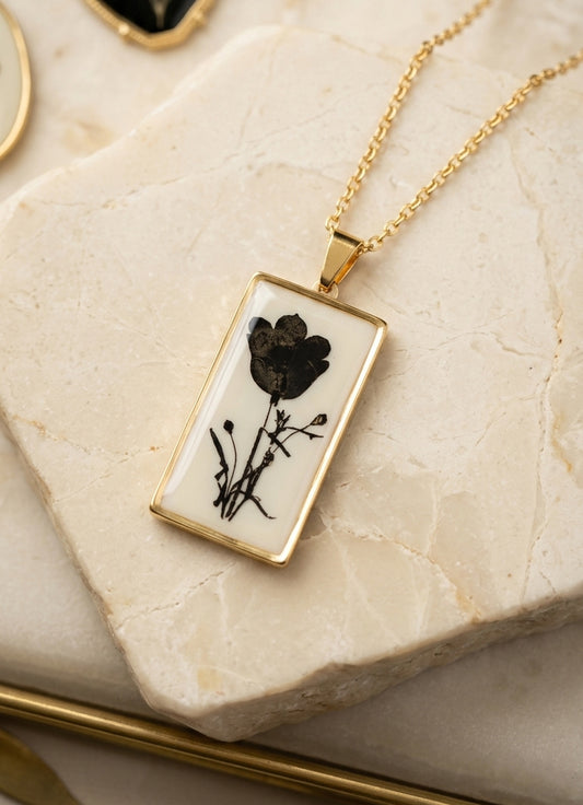 Ciondolo Rosa Notturna