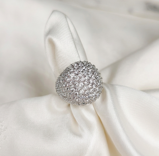 Anello Étoile Pavé