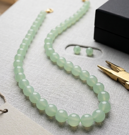 Collana Giada Verde