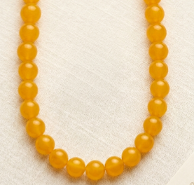 Collana Giada Senape