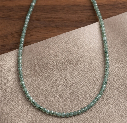 Collana Zirconi Grezzi Petrolio