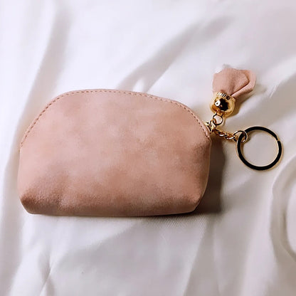 Pochette portachiavi rosa o beije