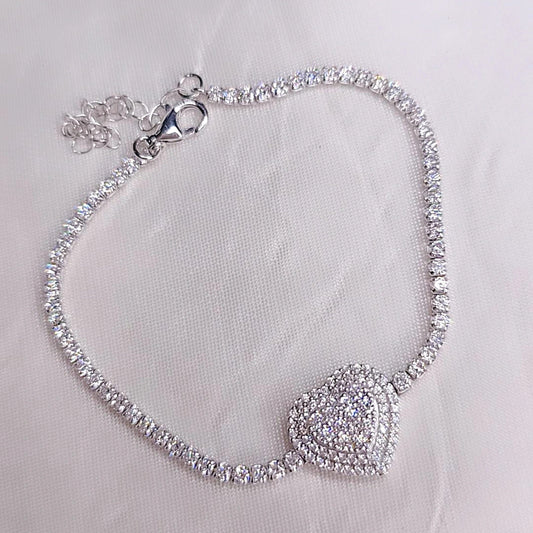 Bracciale Tennis Heart