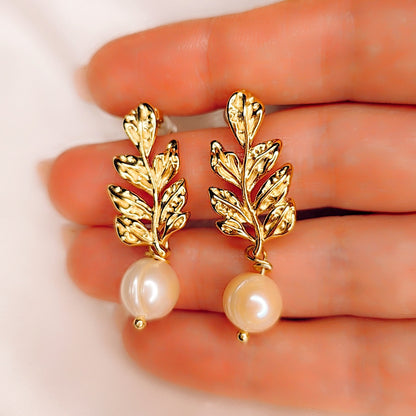 Orecchini Flower Pearl