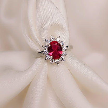 Anello Red Flower