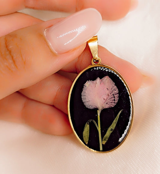 Ciondolo Black Rose