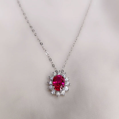 Collana Red Flower