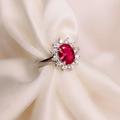 Anello Red Flower