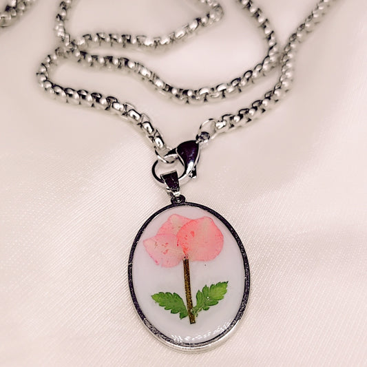Ciondolo Silver Rose