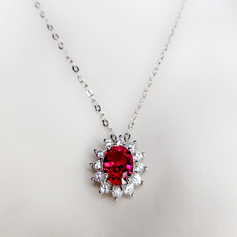 Collana Red Flower