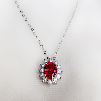 Collana Red Flower