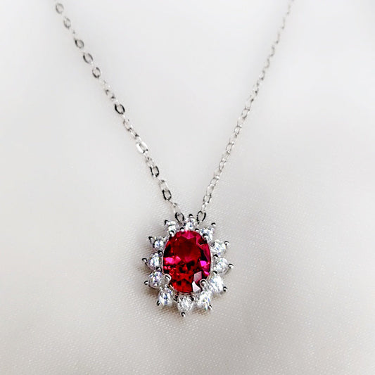 Collana Red Flower